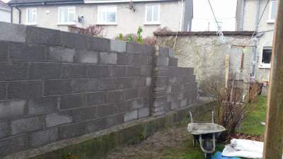 New Garden Wall built